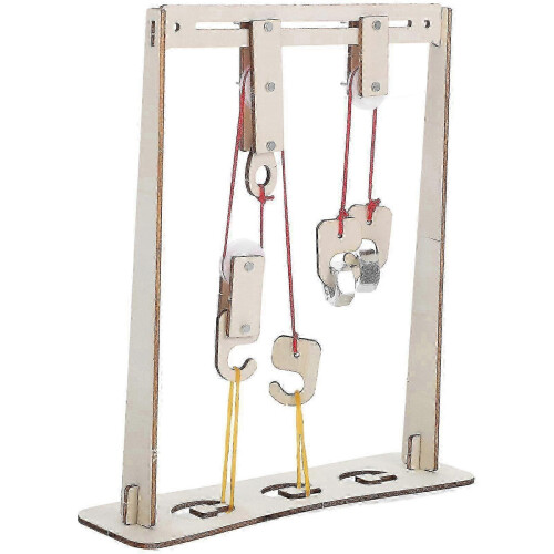 Crane Model Pulley Block Set for Physics Teaching with 1Set DIY Kit