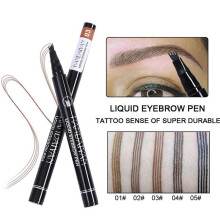 (Matches the image) 4 Point Eyebrow Pencil Waterproof Liquid Eyebrow Pen Makeup Long Lasting Cosmetic Microblading Brow Pen Tattoo Cosmetics