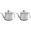 2Sets Fettfilter Topf Küchenöl Recycling Silber 1
