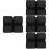 4Pièces Assist Noir Compact Accessoire Fitness 6