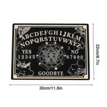(D) 12" Ouija Board Wooden Divination Pendulum Board Engraved Magic Board Witch Sun Pendulum Board Kit Wiccan Altar Supplies 2025