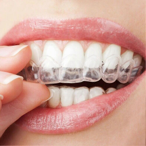 Silicone Teeth Whitening Tray 2 PCs Home Use Thermoplastic Reusable DIY 2