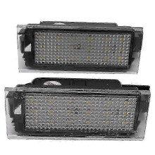 LED light for Renault Megane 2 license plate 2pcs