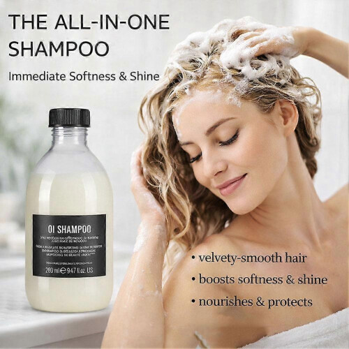 OI Shampoo 280ml - Roucou Oil, Shine & Softness, Moisturizing 1