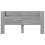 VidaXL vidaXL Storage Headboard with LED Grey Sonoma Engineered Wood 3