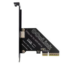 PCIe 4.0 X4 Naar Oculink SFF8611/8612 Uitbreidingskaart Naar SFF-8639 U.2 SSD voor Externe Grafische Kaart voor Win/Linux