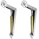 2 Pack Heavy Duty Gas Spring Hinge for Lid Support (200N/44lb) 1