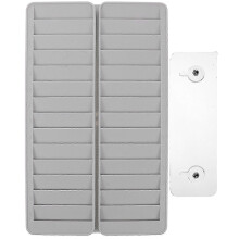 Wall Mounted Time Cards Rack Office Attendance Cards Holder Retractable Cards Holder