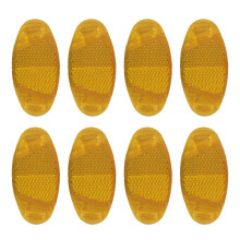 8Pcs Cyclings Bikes Clip Bikes Wheel Reflectors Spoke Bikes Wheel Reflectors Bikes Spoke Reflectors