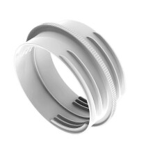 Ventilation tube adapter for mobile air conditioner exhaust pipe