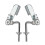 Sofa hardware hinge for 2pcs adjustable height angle 1