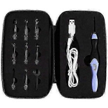 Sewing tools set with LED crochet needles and 9 interchangeable heads