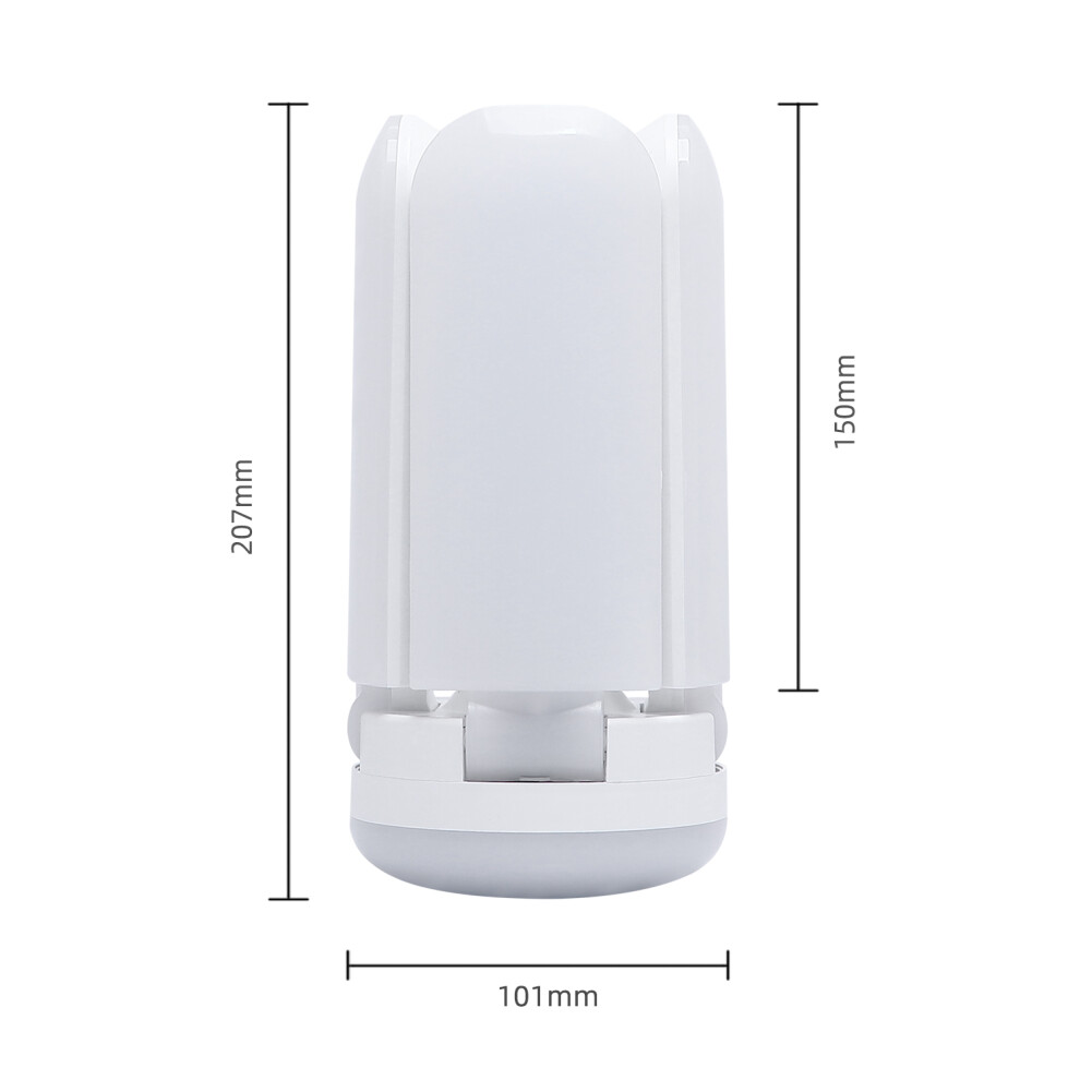 60W 6000Lm E27 Led Garage Shop Work Ceiling Fixture Deformable Lamp Light 110691649379