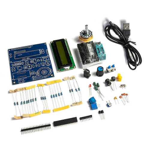 Capacitance Meter for Electronics Kit with LCD Display and Soldering Set