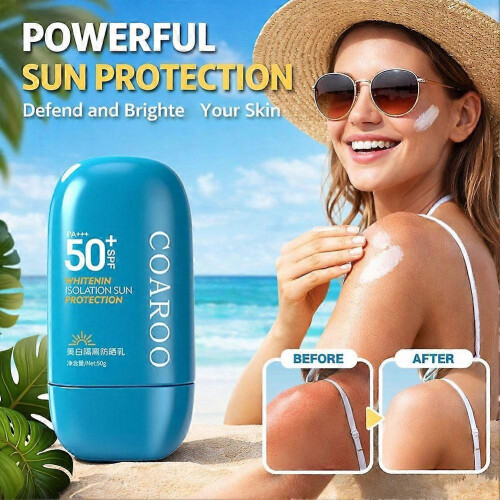 COAROO Sun Cream SPF50 Plus Brightening Moisturizing Multi Functional 2