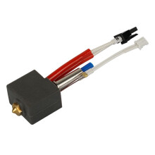24V 60W Hotend Kit Thermistor Verwarmingskeel voor KingRoon KP3S V1 Extruder Hot End Kit 0,4 mm Messing Spuitmond