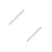 2Pièces Manche Bois Pour Outils Marteau Hachette Beige Ergonomique