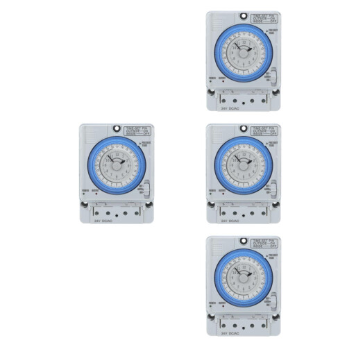 4Pièces Timer Mécanique Précis Pour Cuisine Minuterie Robuste