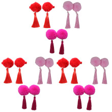 18Stk Kind Haarclips Quasten Haarspangen Für Festliche Anlässe