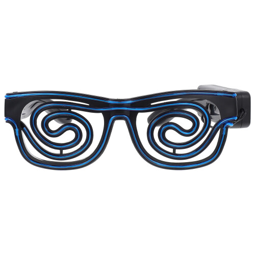 2Pièces Lunettes De Soirée LED Décoratives Tendance