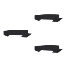 3Pièces Couvre Silicone Noir Protection Cyclisme