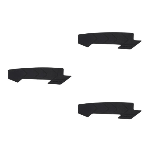 3Pièces Couvre Silicone Noir Protection Cyclisme