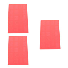 3St Nail Art Template Rood, Creatieve Manicure Prop Voor Nail Design