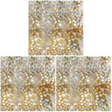 3Pièces Film Fenêtre Statique Paillettes Décor Maison Facile