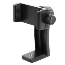 Phone Tripod Mount Flexible Adjust 360 Degree Rotatable 1/4 Inch Screw Cell Phone Stand Holder for Desktop Tripod Rotate Horizontally and Vertically