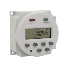 Small Type 7 Days Programmable Digital Displayed Timer Switch 1S~168h 5VA(5V DC)