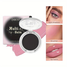 (matches the image) Color Changing Blush Balm Black Transparent Crystal Blush Cream Magic Gel Natural Nude Lip & Cheek Contouring Blush Rouge