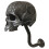 Skull Helmet Rack - Sturdy Wall Mount for Motorcycle and Beard Helmets 1