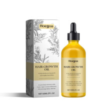 HOEGOA Hair Growth Oil with Coffee Extract and Coconut Oil, 100ml, Scalp Treatment, Nourishing