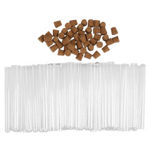 50 Stuks Laboratorium Plastic Reageerbuis 15 Ml met Kurk 15x150 mm Laboratorium Schoolonderwijs Benodigdheden