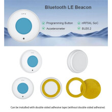 NRF54L Series BLE 6.2 Beacon Tag with Accelerometer Sensor NRF54L Series Module Indoor Position IBeacon Eddystone