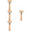 4Stk Reusable Holz Teig Roller Pin Ergonomisch Khaki 6