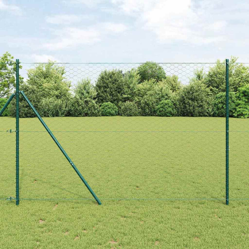 Vidaxl Ground Fix Welded Wire Fence 25 X 1.6 M (W X H)