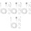 16Stk Dc Charger Kabel USB Auf Dc Adapter Weiß Langlebig 2