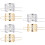 6Stk Haar Cuff Bun Halter Farbecht Haarschmuck Deko Bunt 7