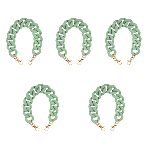 5Stk Resin Handtaschenkette, Strap Verlängerung Und 1