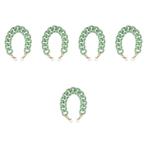 5Stk Resin Handtaschenkette, Strap Verlängerung Und 2
