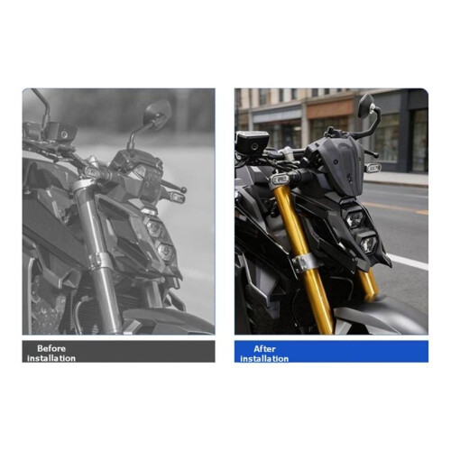 Motorcycle Windshield Fairing Windscreen Wind Deflector for  GSX-S1000 2022-2026