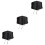 3Stk Damen Taillengürtel Leder, Schnürung, , Elegant 4