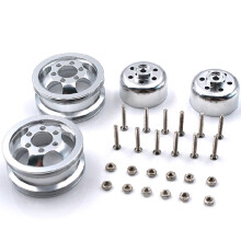 Metalen Upgrade Schokbestendige Wielnaafvelg voor WPL B1 B16 B24 B36 C14 C24 1/16 RC Truck met Schroef