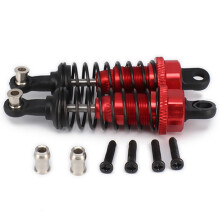 2 Stuks Olie Verstelbare 65 mm Schokdemper voor Rc Auto 1/18 voor A959 A969 A979 K929 Hpi Hsp voor Losi , Rood