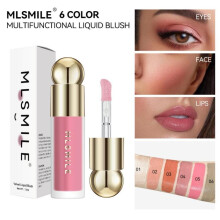 (06) Lip and Cheese Blush Two -purpose Universal Moisturizing Multifunctional Natural Repair Highlight Liquid Blush Face Makeup