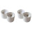 4pcs White Golf Hole Cup Set For Putting Green Practice 5