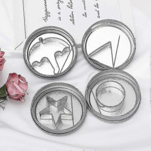 12 Pcs Squid Cookie Cutter Game Set, with Tin Box & Needle