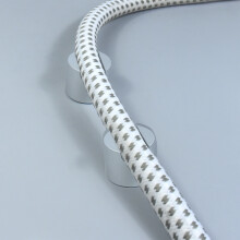 (Silver) Aluminum Alloy HiFi Audio Wire Bracket Anti-Shock Cable Absorber Stand Holder