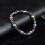 Multicolored Handwoven Magnetic Hematite Stretch Bracelet 4